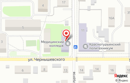 Свердловский областной базовый медицинский колледж, Краснотуринский филилал на карте