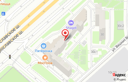 Магазин одежды Столичный гардероб на Ярославском шоссе на карте