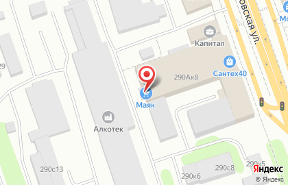 Гипермаркет низких цен Маяк на Московской улице на карте