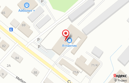 Нэкомебель на Сибирской улице на карте