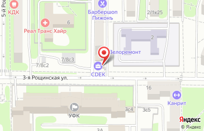 Служба доставки и логистики Сдэк в Даниловском районе на карте