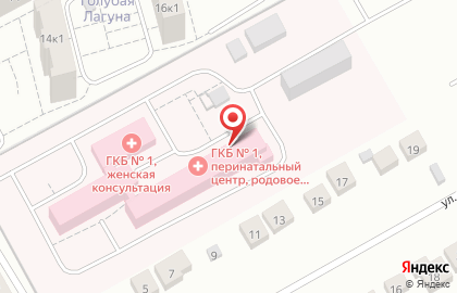 Перинатальный центр Городская клиническая больница №1 на проспекте Тракторостроителей на карте