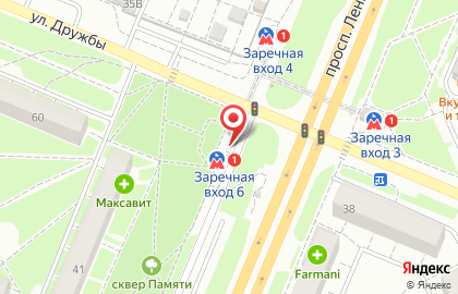 ОАО Банкомат, АКБ Абсолют Банк на улице Дружбы на карте
