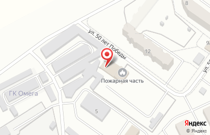 10-й отряд ФПС по Калужской области на карте