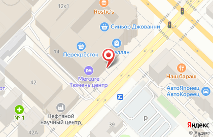Отель Mercure на улице 50 лет Октября на карте