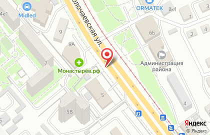 Союзпечать Торг на Волочаевской улице на карте