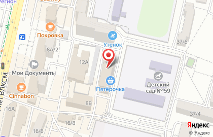 Джаз-бар на улице 50 лет ВЛКСМ на карте