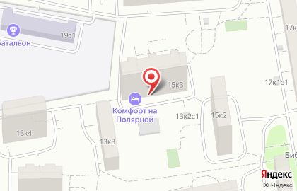 Московская служба психологической помощи населению на Полярной улице, 15 к 3 на карте