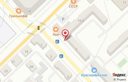 Магазин Фазенда на улице Комарова на карте