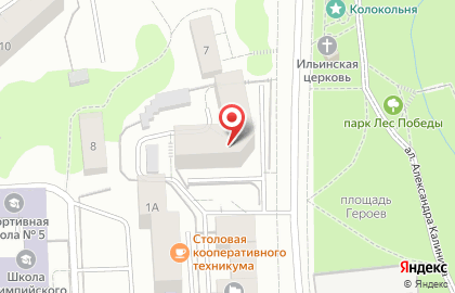СФК в Петрозаводске на карте
