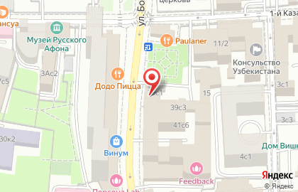 Ресторан Московская Фифа на карте