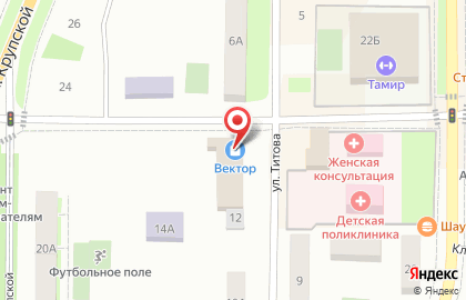 Автодело на улице Титова на карте