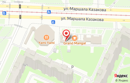 Ломбард 585*Золотой на улице Маршала Казакова на карте