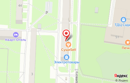 Супермаркет Красное & Белое в Санкт-Петербурге на карте