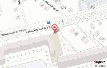 Отделение службы доставки Boxberry на Комсомольской на карте