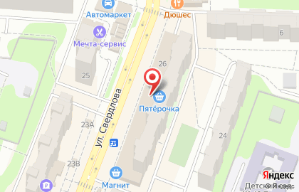 СушиСет на улице Свердлова на карте