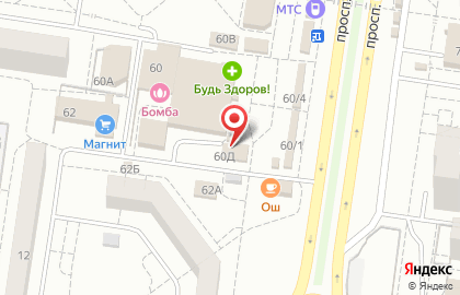 Киоск по продаже печатной продукции Роспечать в Автозаводском районе на карте