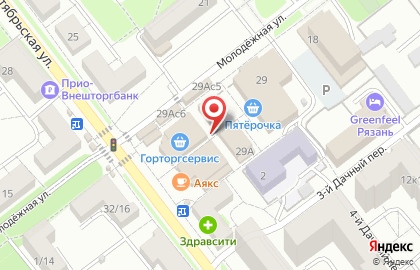 Магазин Куриный дом на ​Октябрьской на карте