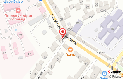 Шиномонтажная мастерская в Буйнакске на карте