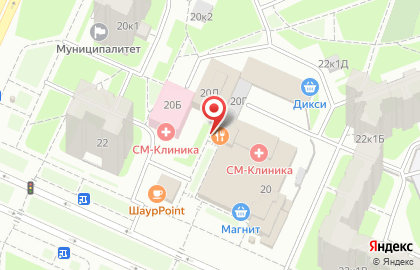 Зоосалон Татьяны Баженовой на улице Маршала Захарова на карте