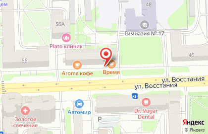 ЗАО Банкомат, Банк Русский Стандарт на улице Восстания на карте