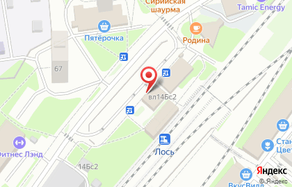 Магазин фастфудной продукции в Лосиноостровском районе на карте