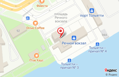 Гостиница Чайка в Тольятти на карте