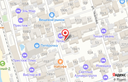 Тетис на карте