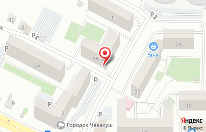 Магазин продуктов Яблоко в Курчатовском районе на карте
