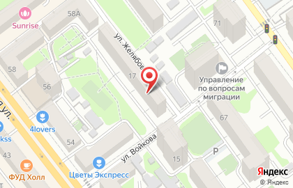 Кредитный Юрист на улице Желябова на карте