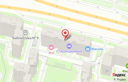 Теремок в Приморском районе на карте