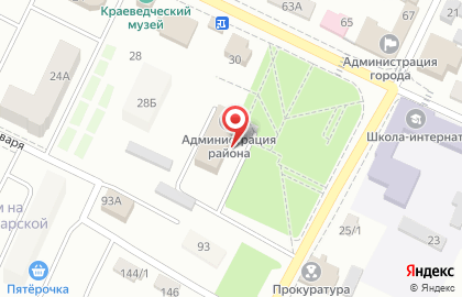 Администрация Бобровского муниципального района Воронежской области на карте