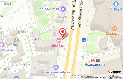 Супермаркет Пятёрочка в Москве на карте