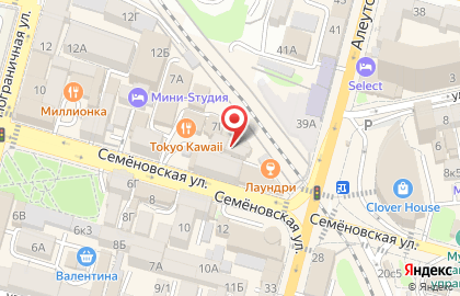 Кулинарный цех Sub Club & ФК Усенко на Семёновской улице на карте