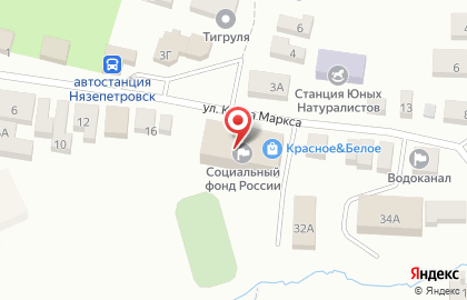 Администрация Нязепетровского муниципального района на улице Карла Маркса на карте