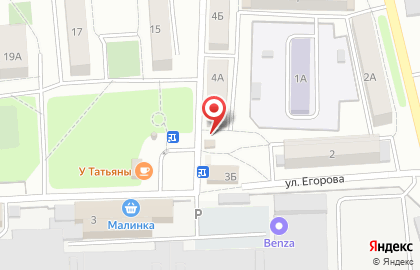 Киоск в Железнодорожном районе на карте