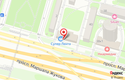 Автомат по продаже контактных линз ЛинзыТут на проспекте Маршала Жукова на карте