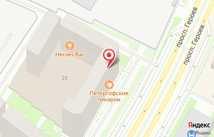 Компания Мир Натяжных потолков на проспекте Героев на карте