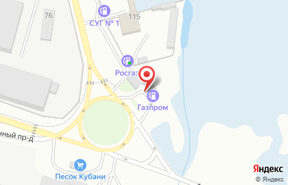 СТО Газпром на улице Островского на карте