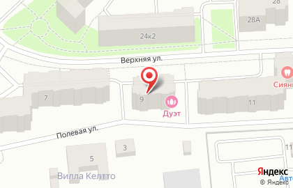 Дуэт на Верхней улице на карте