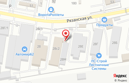 Магазин мебели и матрасов Милайн Центр на Рязанской улице на карте