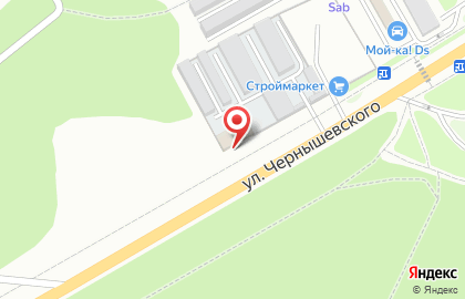 Точка автозапчасти на улице Чернышевского на карте