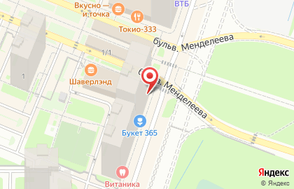 Салон оптики Счастливый Взгляд на проспекте Авиаторов Балтики на карте