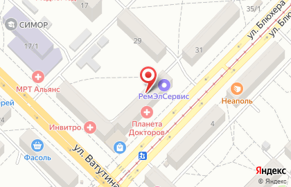 ИНВИТРО в Ленинском районе на карте