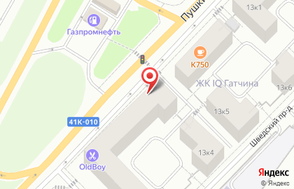Студия красоты Beauty zone на Пушкинском шоссе на карте