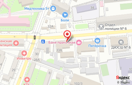 Продуктовый супермаркет Солнечный круг в Ростове-на-Дону на карте