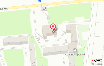Супермаркет Красногорский на Октябрьской улице, 2а на карте