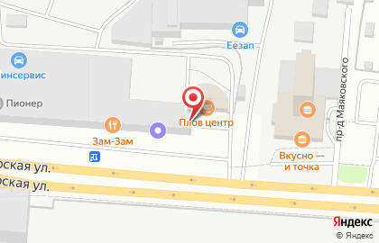 Служба доставки Pushpizza на Пионерской улице на карте