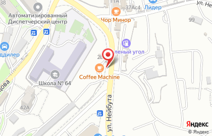 Кафе Coffee Machine в Ленинском районе на карте