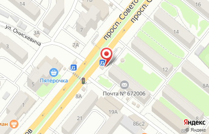 Микрокредитная компания РосДеньги на проспекте Советов на карте
